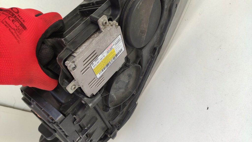 фото №8, Audi q7 4l lift лампа левый перед ксенон led uk 4l0941003ag