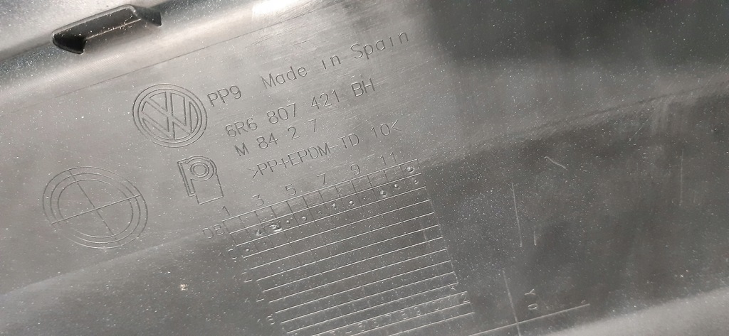 фото №8, Vw polo v 6r 09-17 hb бампер задній задня 6r6807421bh