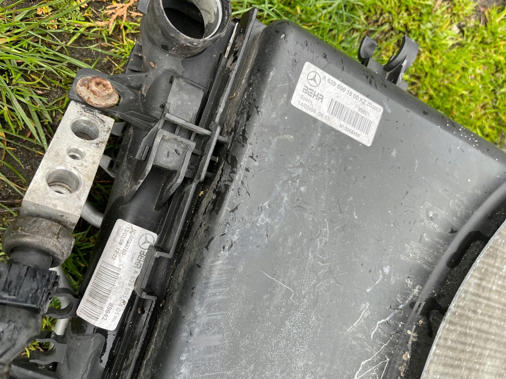 фото №4, Комплект радиатор радиатор vito w639 2.2 cdi 04-11