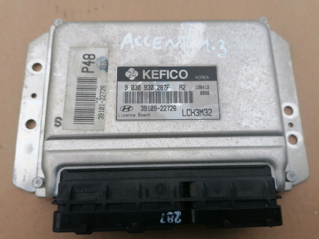 фото №1, Бортовой компьютер hyundai accent ii 1.3b 9030930287f