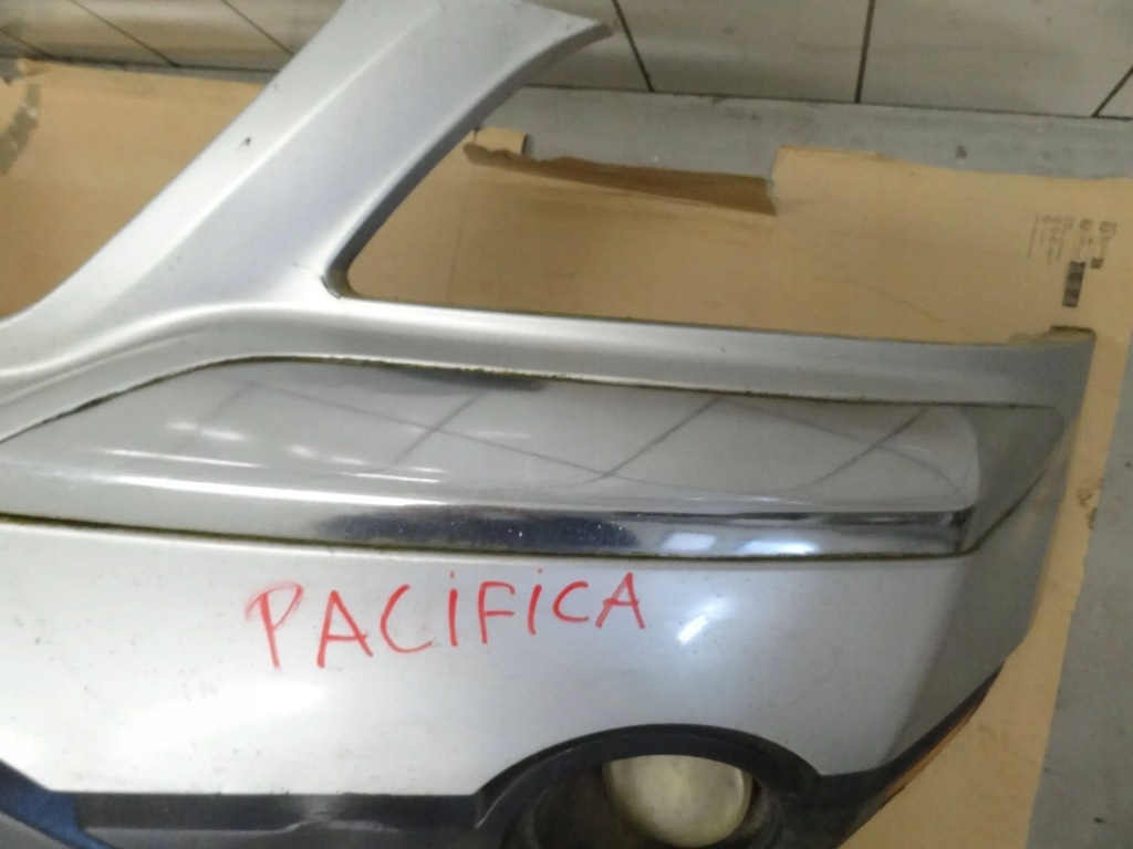 фото №16, Chrysler pacifica 04 бампер перед передній сріблястий