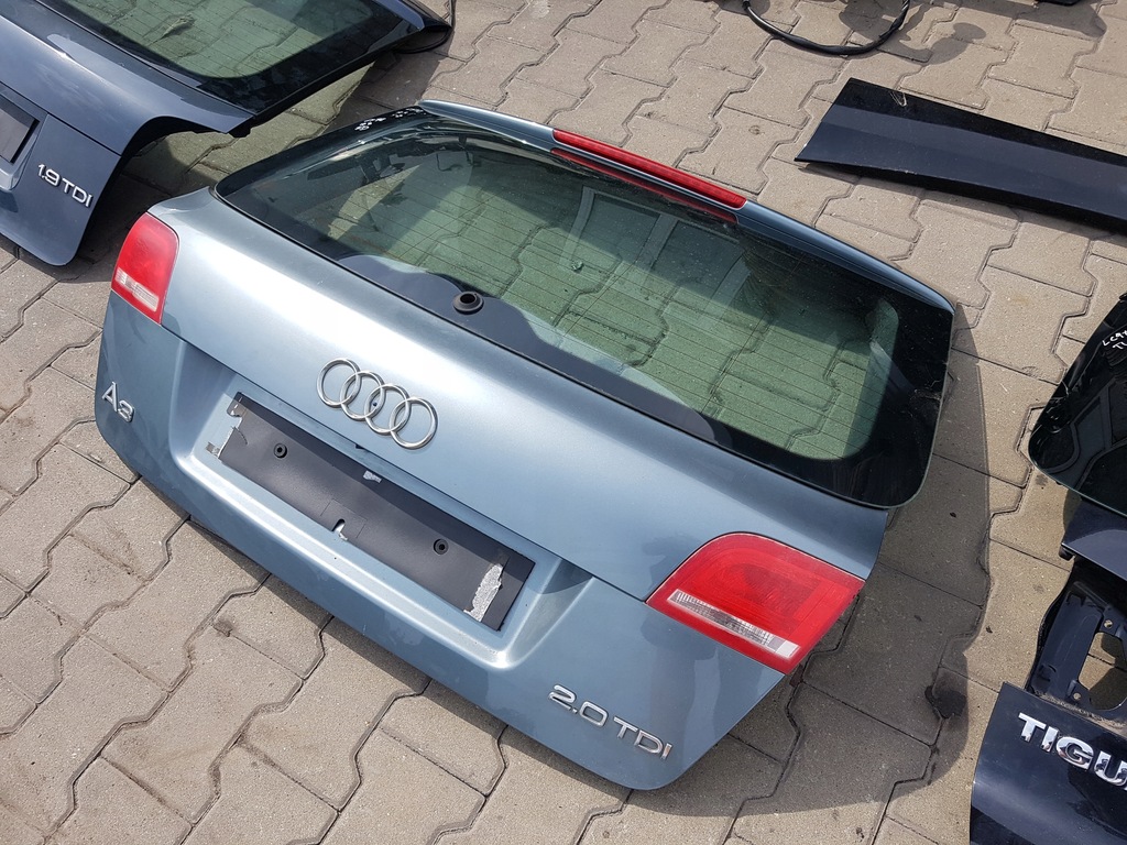 фото №4, Audi a3 8p 04-12r крышка багажника багажника задняя 5d sportback ly7e