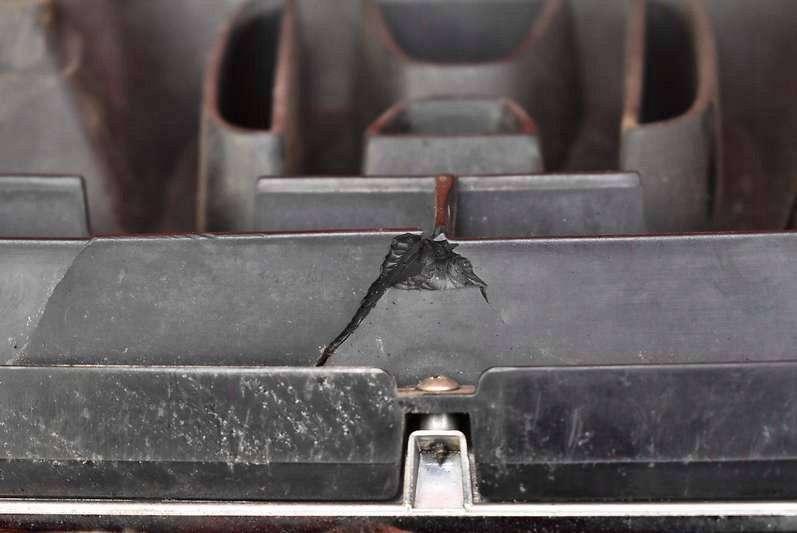 фото №15, Решётка радиатора решётка радиатора czarna 71121-sca-a010-m honda crv 2 ii lift 04-06