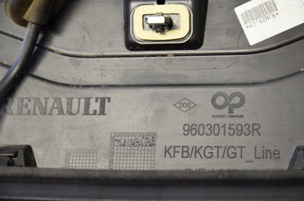 фото №9, Спойлер кришки renault megane iv kombi 960301593r