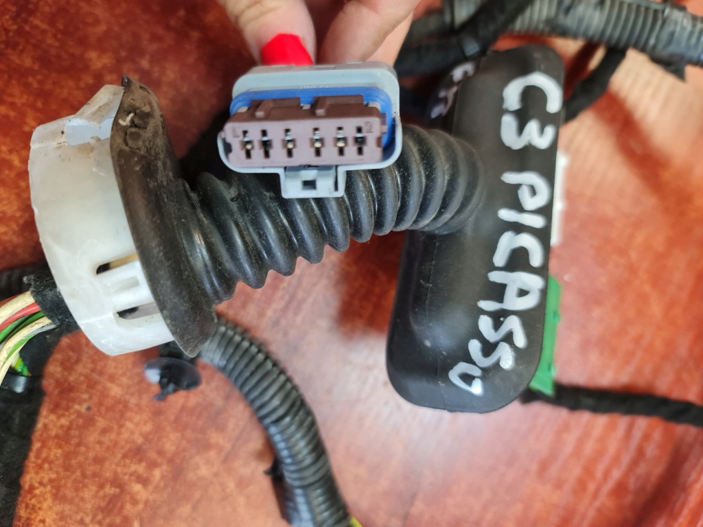 фото №4, Жгут дверь правый перед citroen c3 picasso