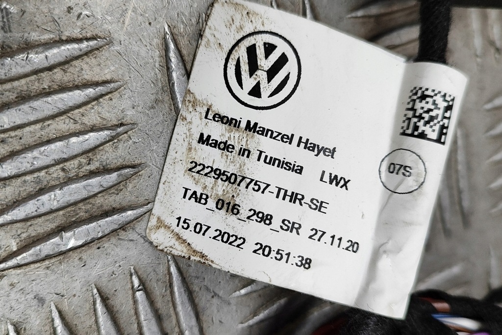 фото №8, Vw id.5 e39 задні праве двері проводка tab016298sr електрика 220kw 2