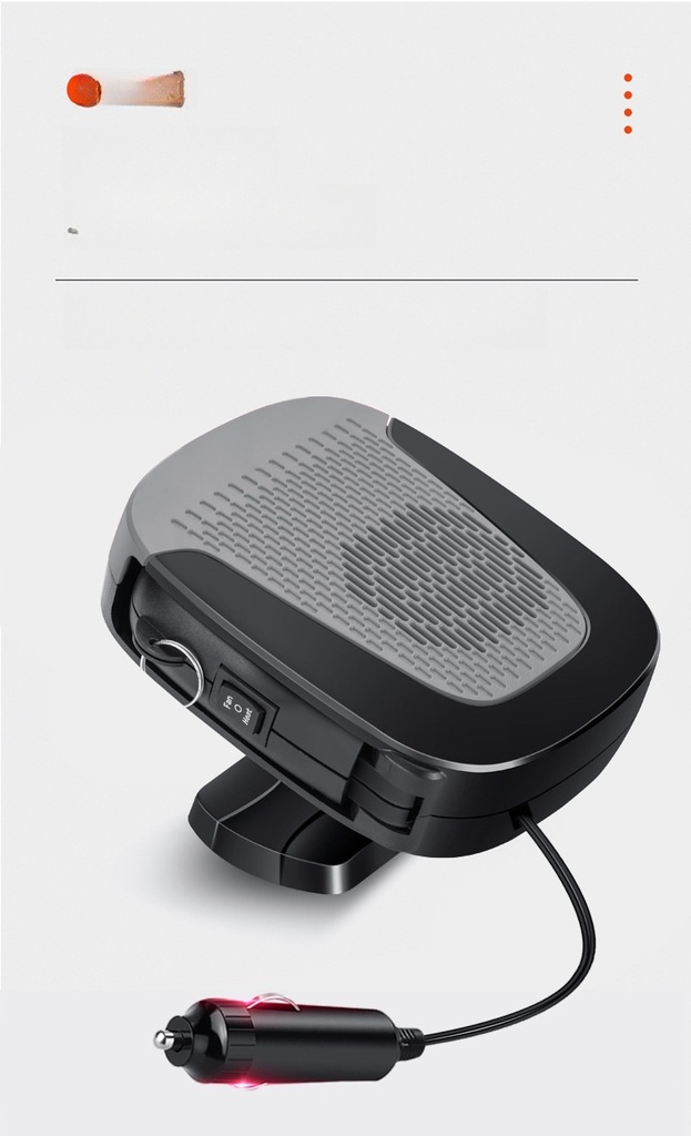 фото №11, Odmrażacz автомобільний, вентилятор, вентилятора, обігрівача, przenośny