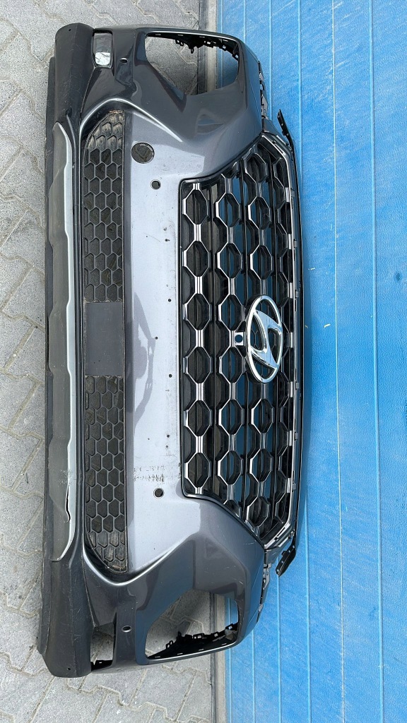 фото №1, Hyundai santa fe 2019- бампер перед передний