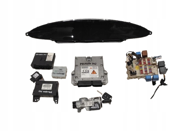 фото №1, Nissan primera p12 02- 2.2dci набор стартовый блок управления 23710aw47a