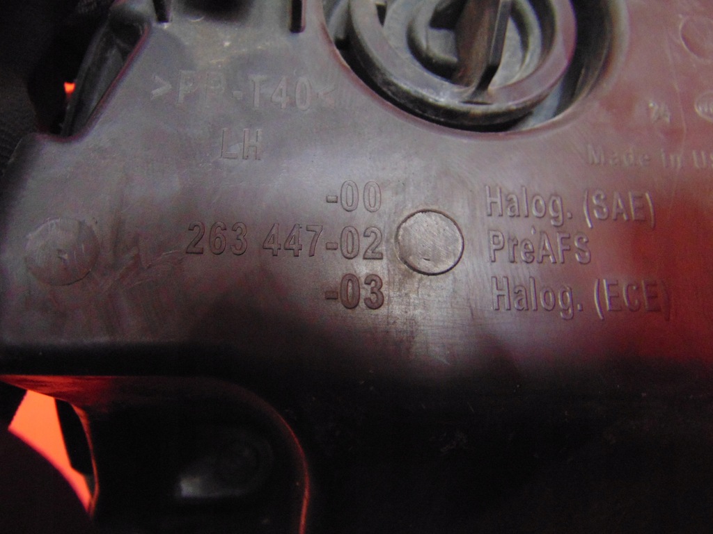 фото №12, Mercedes r-klasa 251 w251 05- лампа фара права перед передня eu