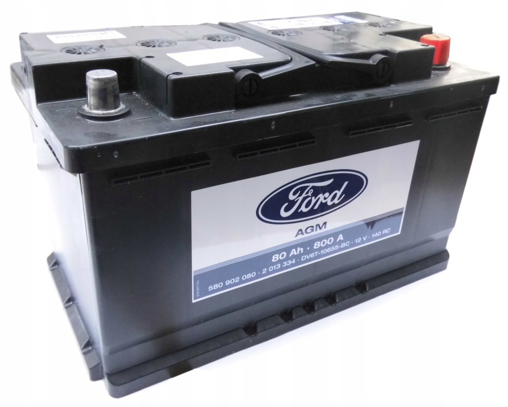 фото №1, Аккумулятор 80ah 800a ford edge 16- ranger 15- 22-