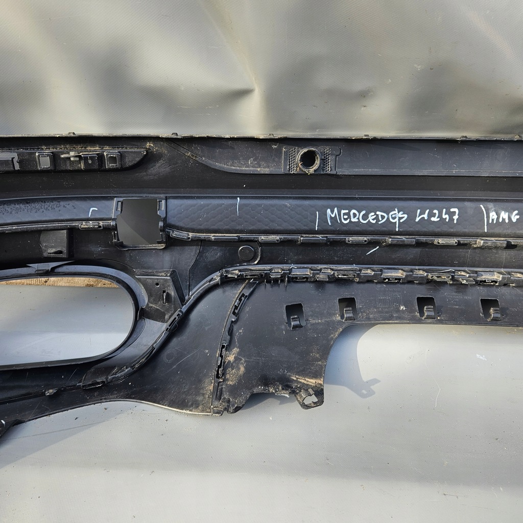 фото №12, Mercedes glb x247 amg 19- бампер спойлер задняя