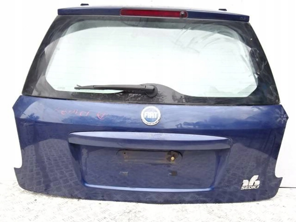 фото №1, Крышка багажника задняя kpl. fiat sedici zch