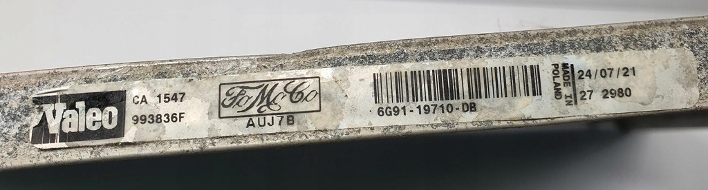 фото №6, Радиатор кондиционера осушитель volvo v70 iii 2.4 d 6g91-19710-db