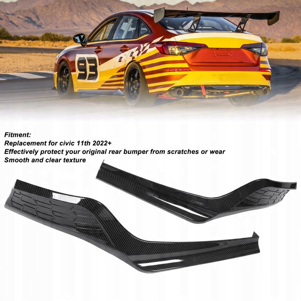 2pcs задняя губа бампера левая правая бампер заменитель замена dla gf Недорого