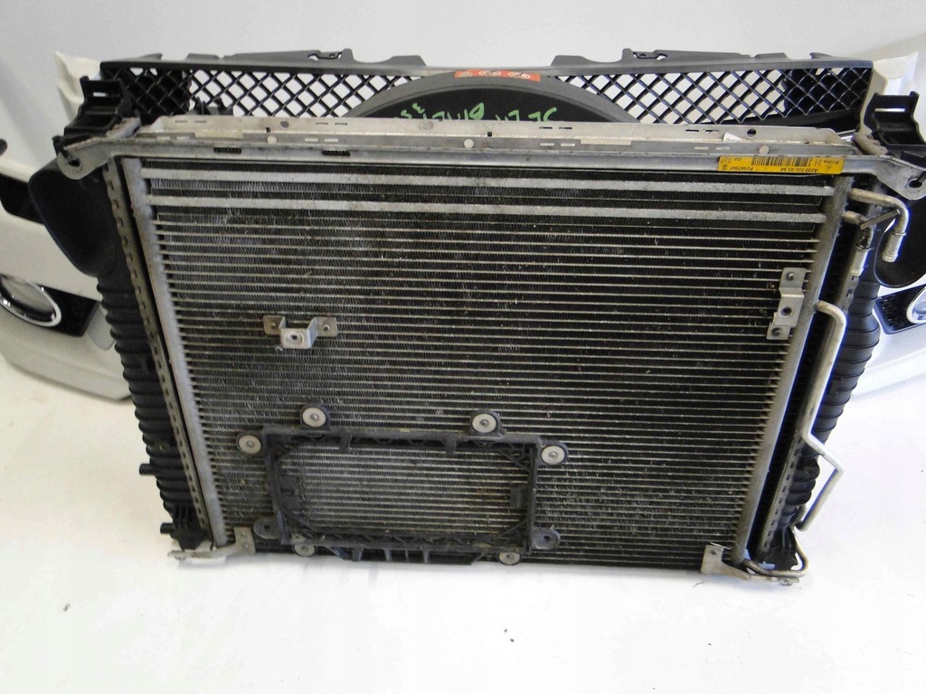 фото №12, Mercedes комплект радіатор вентилятор радіатор sl r230 230 amg lift