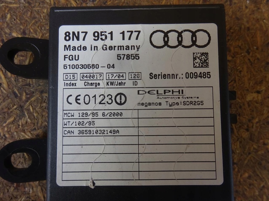 Audi tt 8n 8n7 кабриолет  модуль блок управления датчик движения 8n7951177 с Разборки