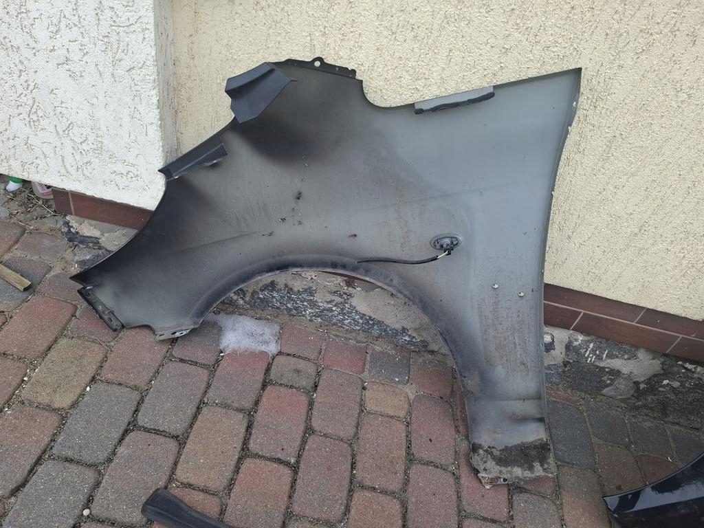 фото №13, Крыло передний правый lub левый peugeot 1007 чёрный 04-07