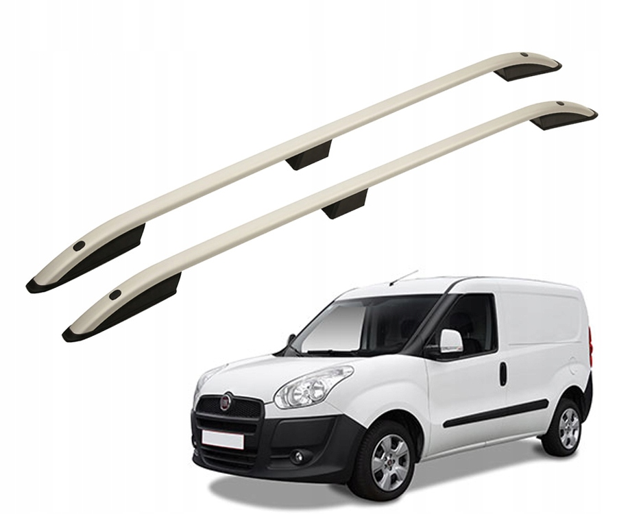 Купить Fiat doblo maxi l2 long 2003 - 2009 рейлинги кровельные багажник mocne