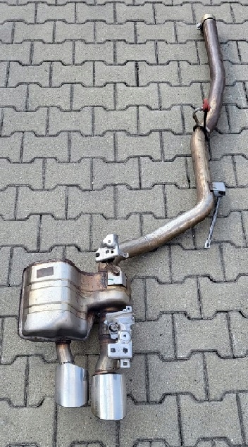 фото №1, Maserati ghibli гаситель выхлоп левый 670039251