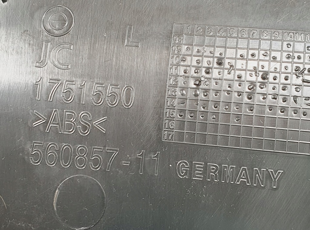 фото №6, Пластик захист стійка ліва b bmw 5 f07 1751550