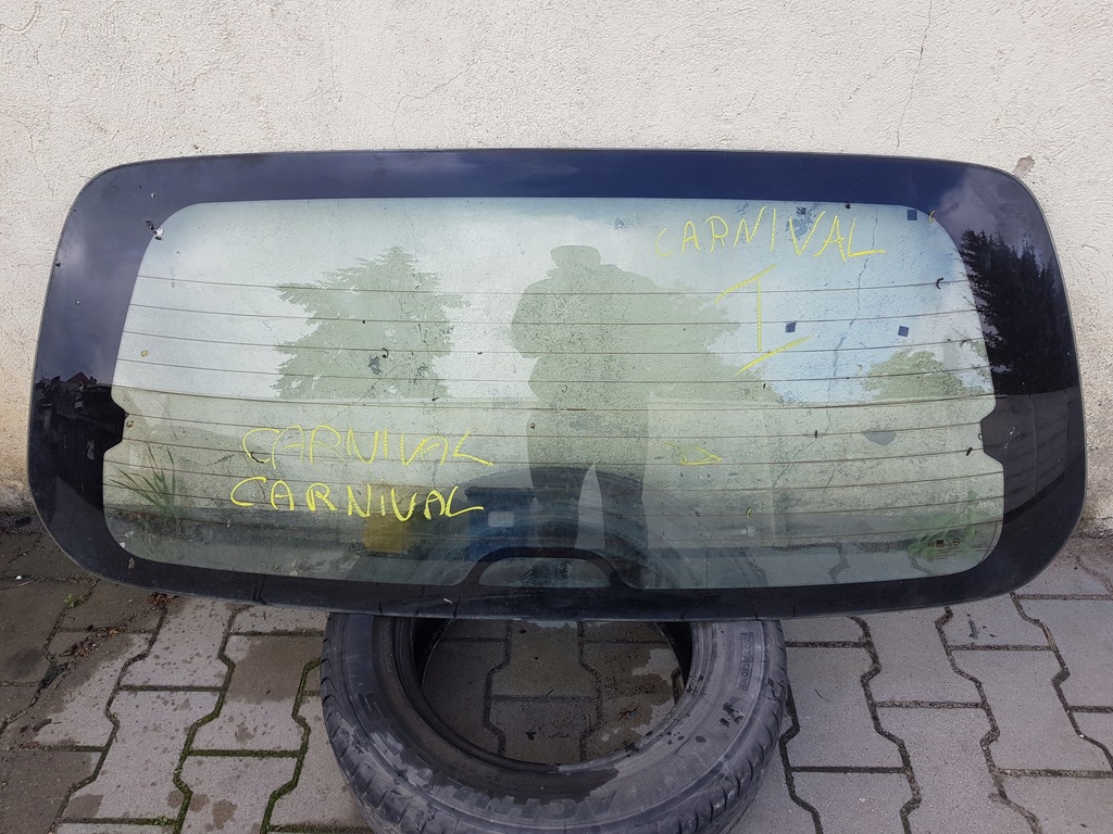 фото №1, Kia carnival i стекло крышки задняя задняя 1999-06r