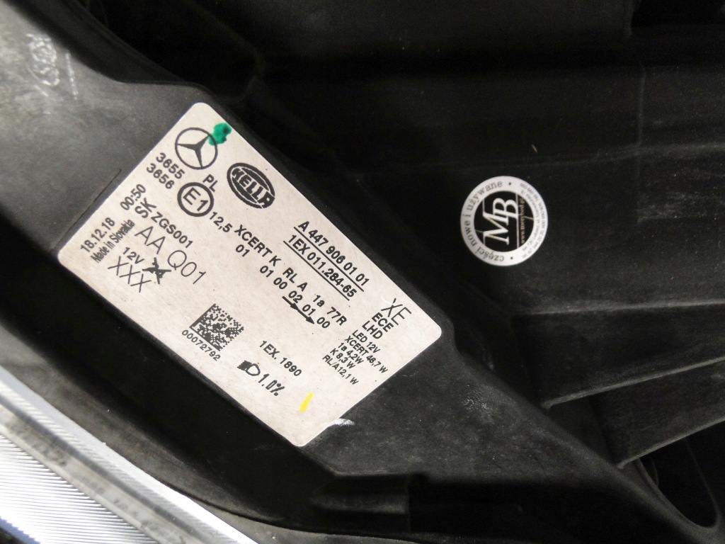 фото №10, Mercedes vito v klasa 447 w447 lift лампа передняя левая ils