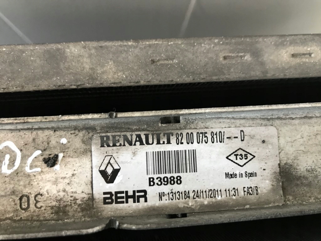 фото №2, Комплект радіатор renault vel satis 2,2dci