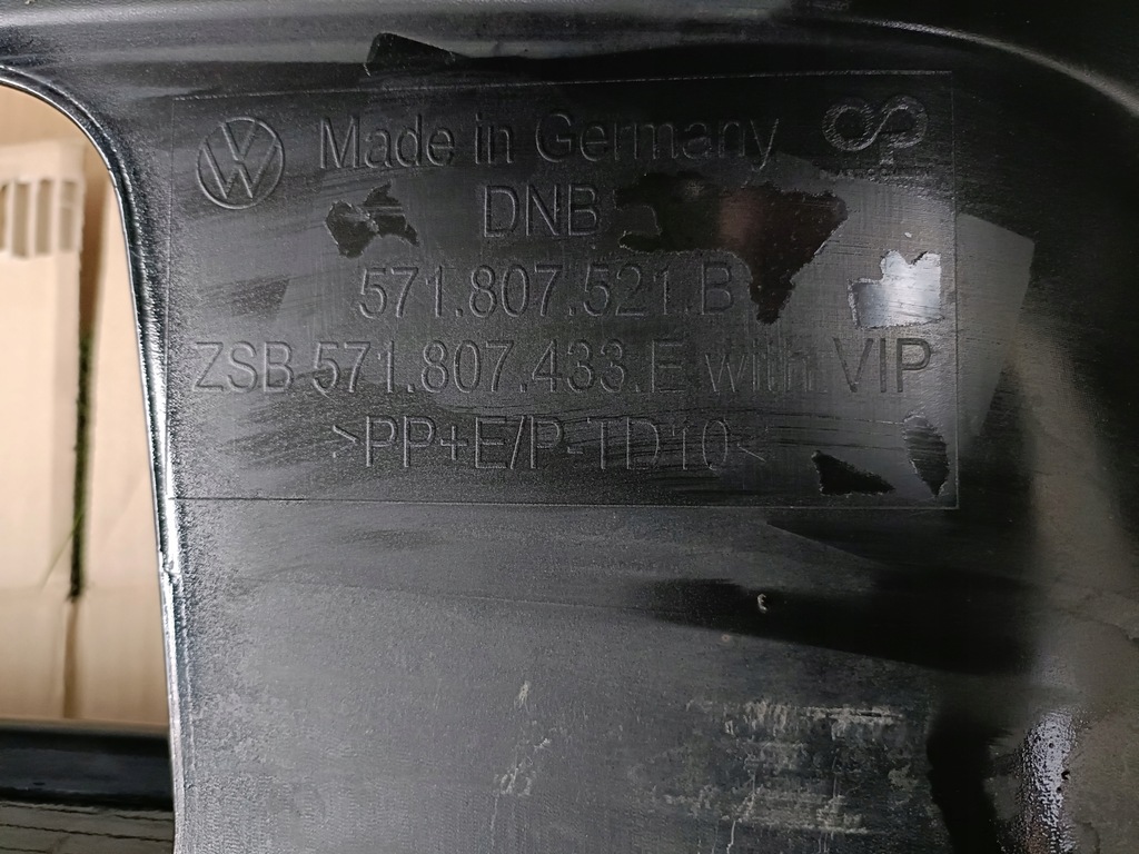 фото №12, Vw tiguan 3 iii 2024-25 rok 571807521b спойлер бампера задняя хороший