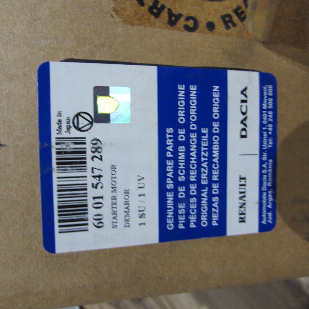 фото №6, Стартер renault kangoo 1.6 dacia logan 1.4 1.6