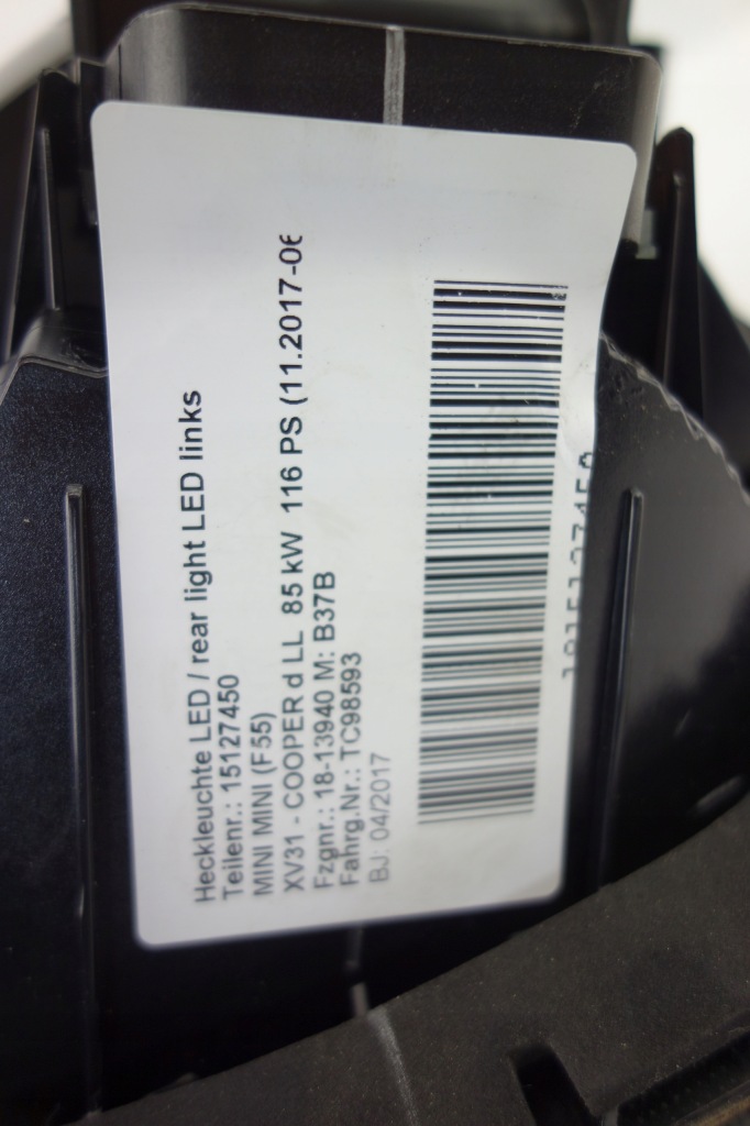 Фара левая задний  задняя led f55 f56 f57 7297433 Доставка