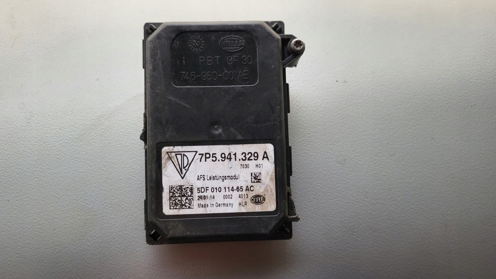 фото №1, Модуль поворота лампы porsche audi 7p5941329a оригинал исправный