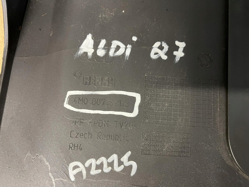 Audi q7 ii 4m0 накладка бампера перед s line Доставка