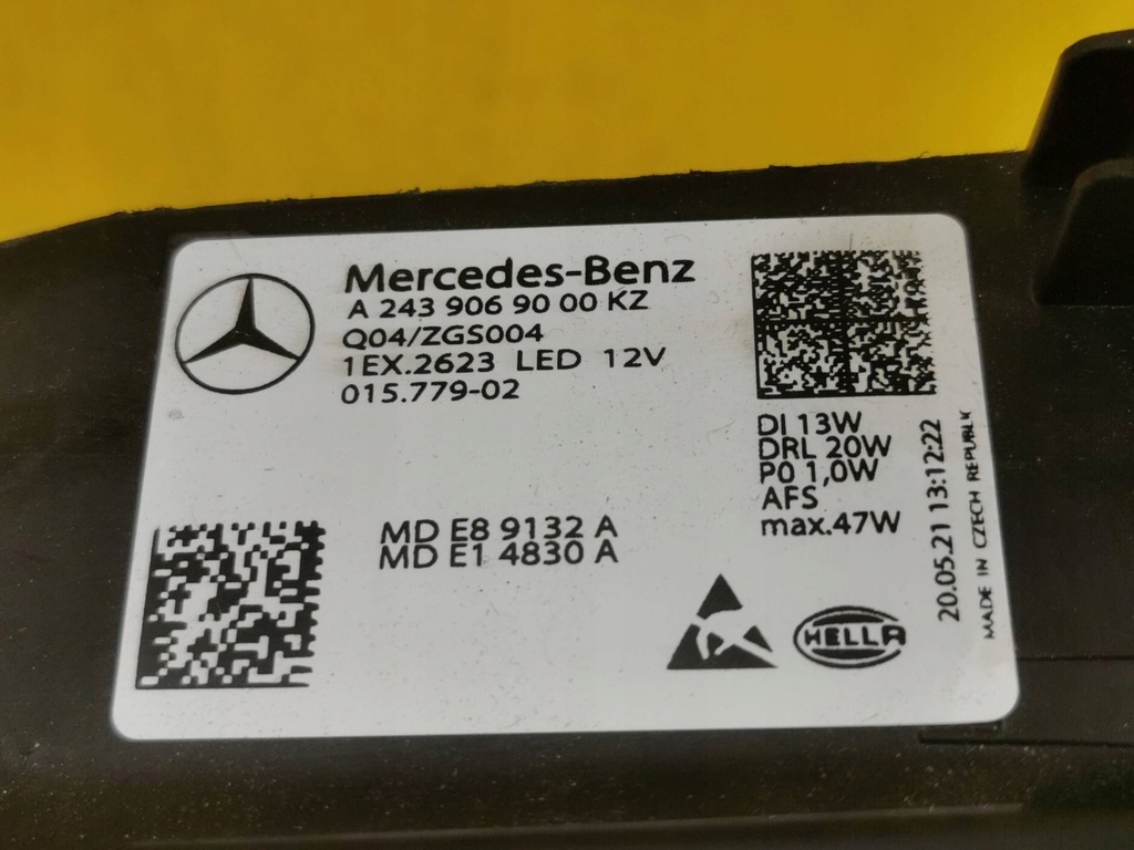 фото №15, Mercedes-benz eqa eqb лампа лампы перед правая левая комплект full led