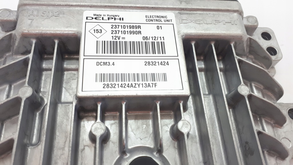 фото №7, Бортовий комп'ютер ecu renault clio 237101989r 237101990r 2