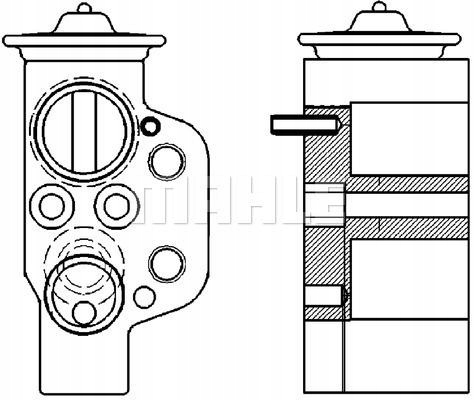 фото №12, Клапан розширювальний, насадка дросель. кондиціонера audi a4, a4 allroad, a5, q5