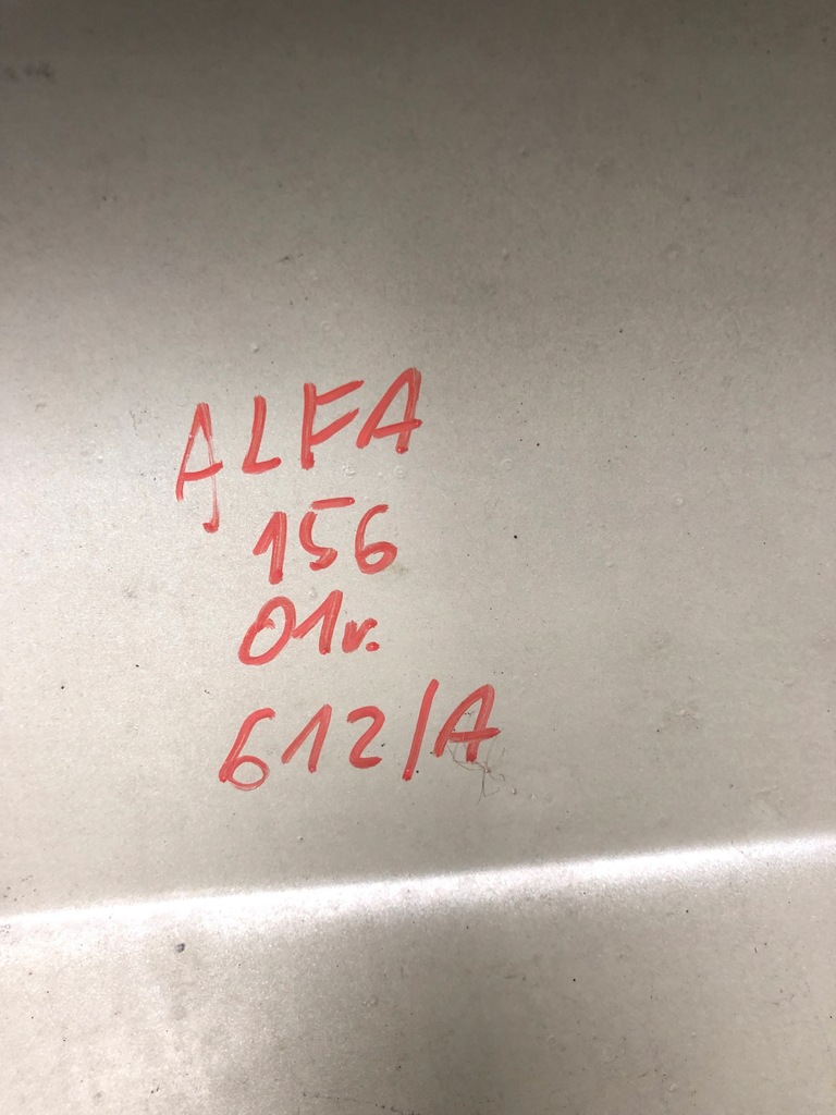 фото №12, Крыло левый перед alfa romeo 156 kombi 612/a