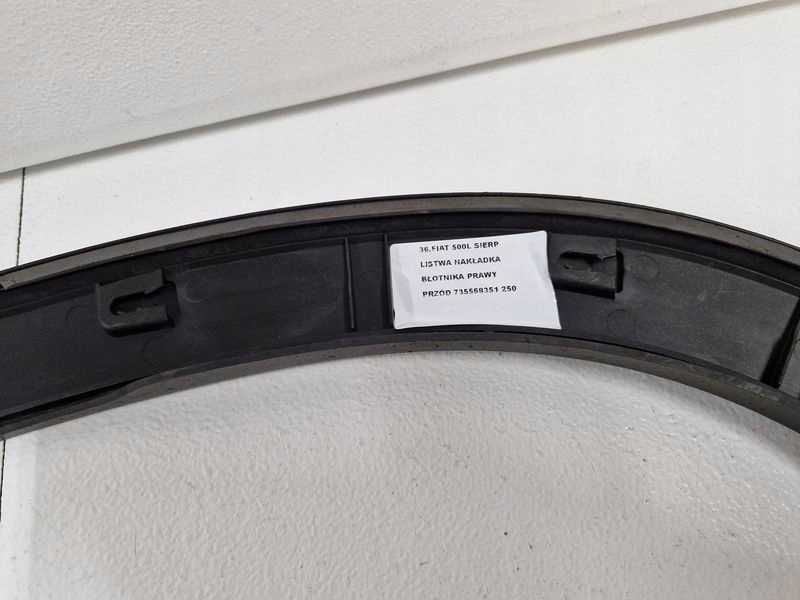 фото №13, Fiat 500l розширювач арки молдинг накладка крила правий перед 735568351