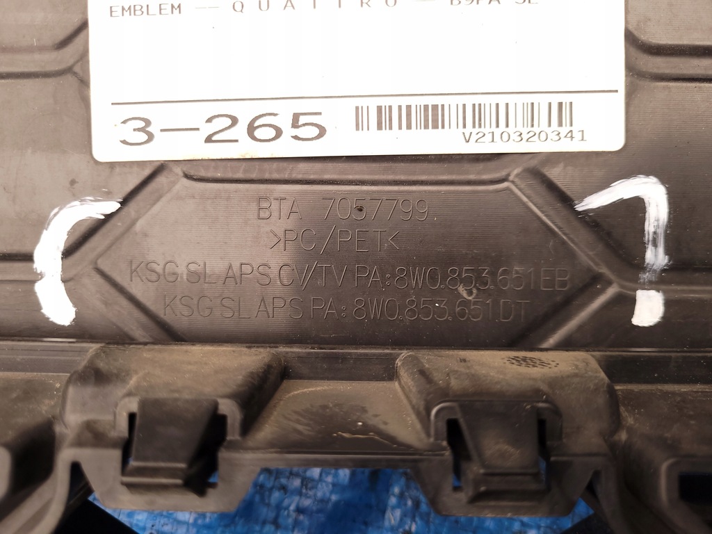 фото №10, Audi a4 s4 b9 | бампер перед решітка радіатора передній lift s-line 8w0807437ac | 0191