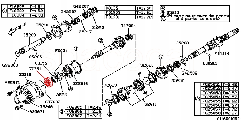 фото №11, Ущільнювач вала зчеплення 5mt з редуктор