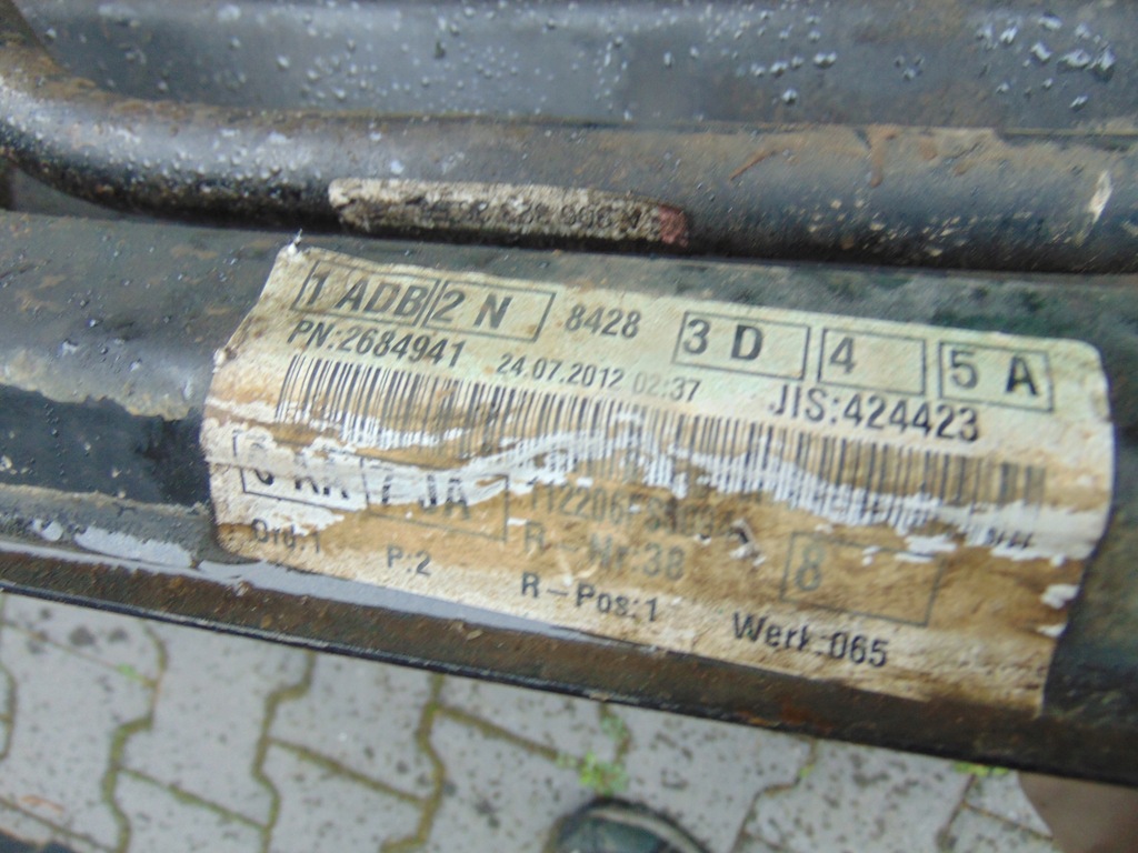 фото №9, Подрамник pod двигатель vw crafter 2.0 tdi