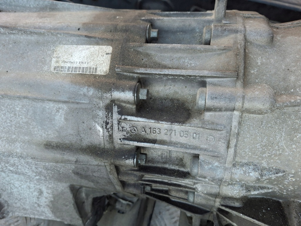 фото №6, Mercedes w163 ml 2.7cdi коробка передач передач редуктор wał 1632702100 7226610