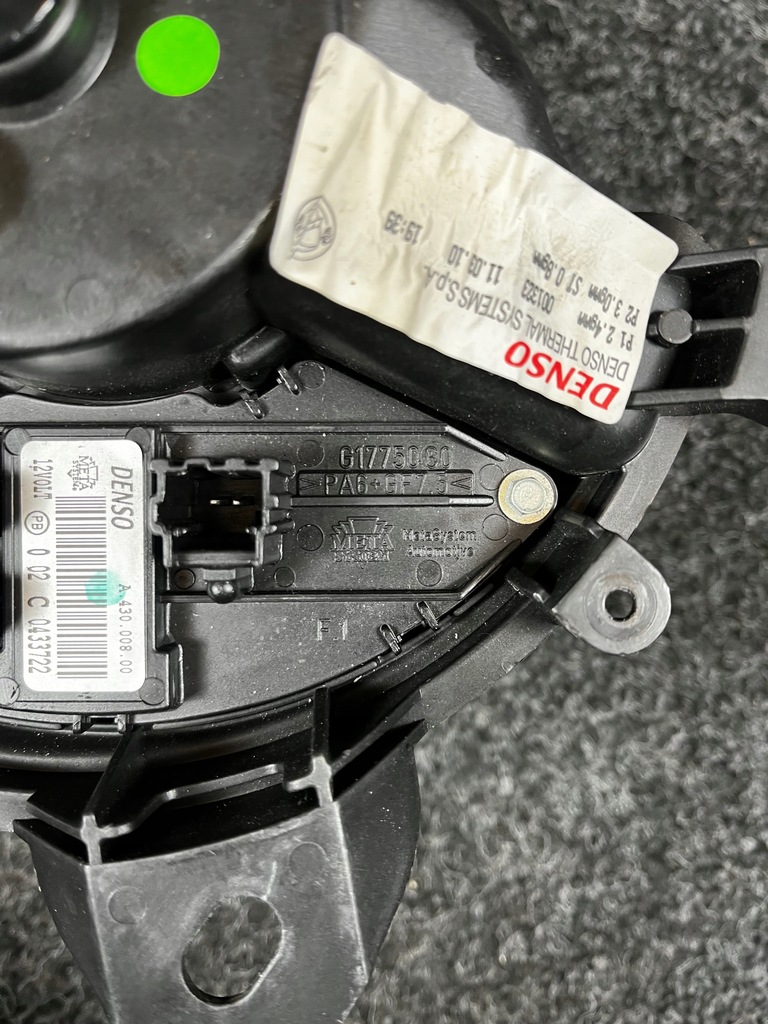 фото №9, Повітродувка обдув вентилятор alfa romeo mito a43000800