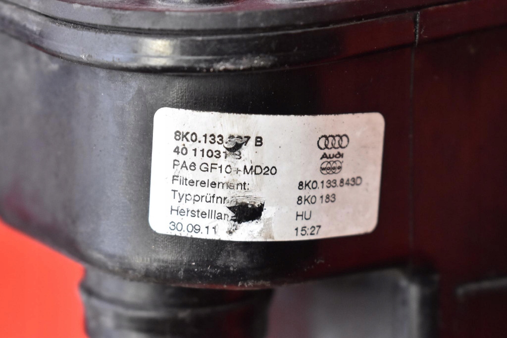 Корпус фільтра повітря 8k0133843d audi a5 8t 3.0 tdi 240 km 07-11 Зі Шроту