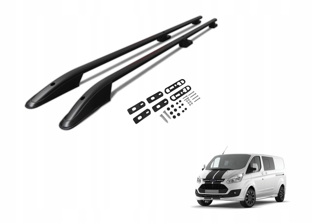 фото №2, Рейлінги дахові ford transit custom 2012-2022 long