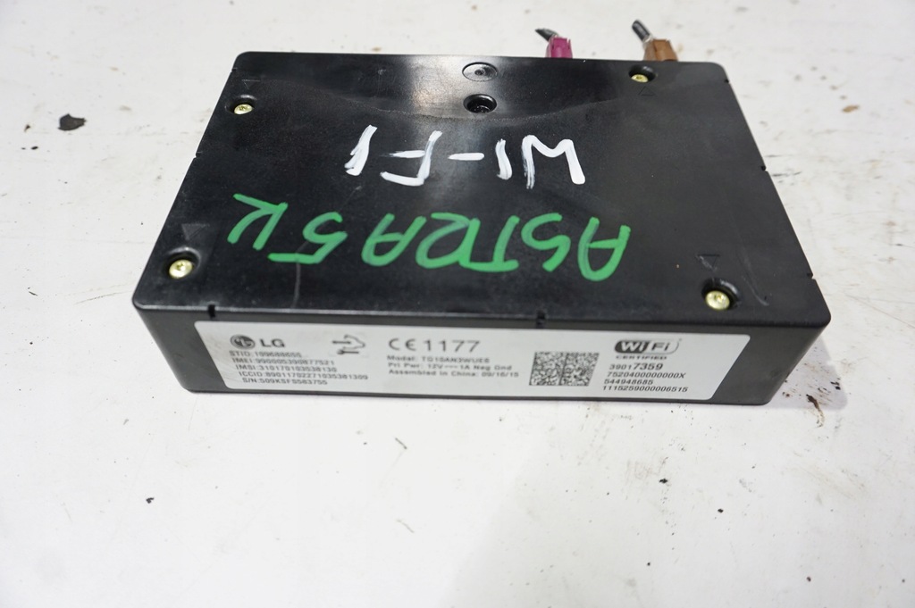 фото №1, Модуль блок управління wifi 39017359 opel astra 5 k