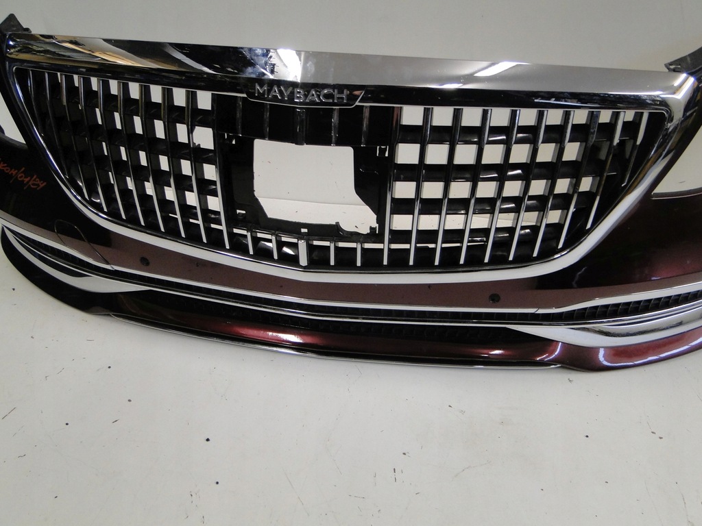 фото №10, Mercedes maybach 222 w222 бампер передний pts lift a2228808900