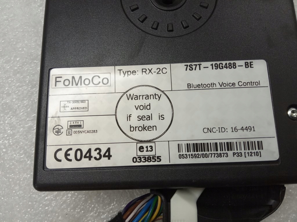 фото №4, Ford - модуль bluetooth 7s7t-19g488-be