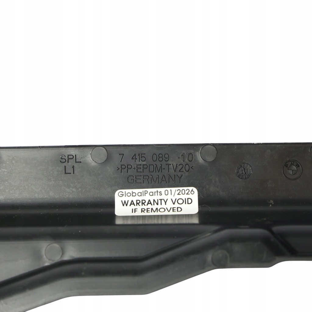 Bmw x3 g01 g20 g26 накладка корпус рейки сидіння лівий перед чорна 7415089 Оригінал