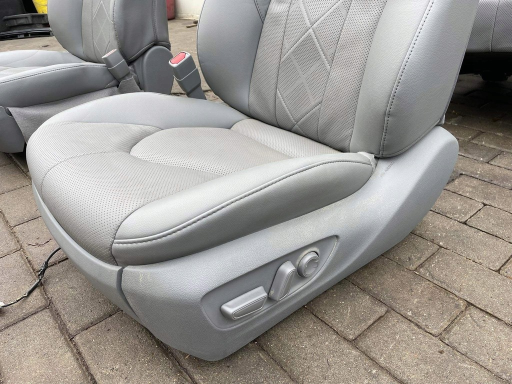 фото №13, Toyota highlander iv сидіння сидіння комплект шкіра 7 осіб лівий правий перед